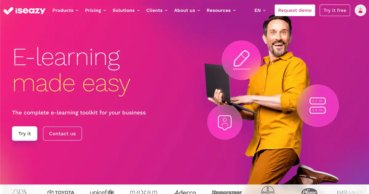 isEazy cloud-based eLearning authoring platform