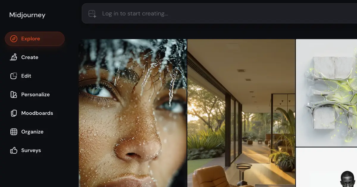 Midjourney AI art generation platform for creating creative eLearning visuals