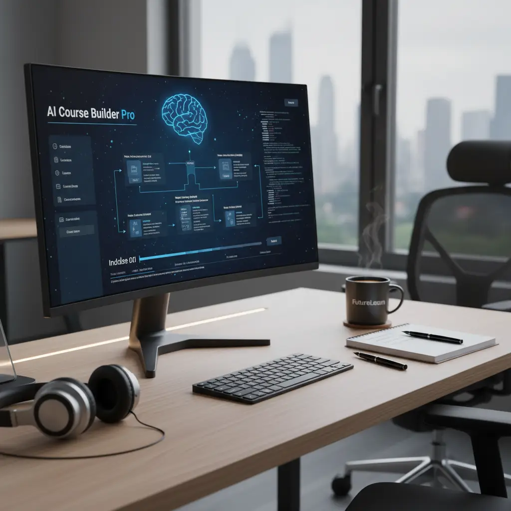 AI assistant generating course structure based on topic description